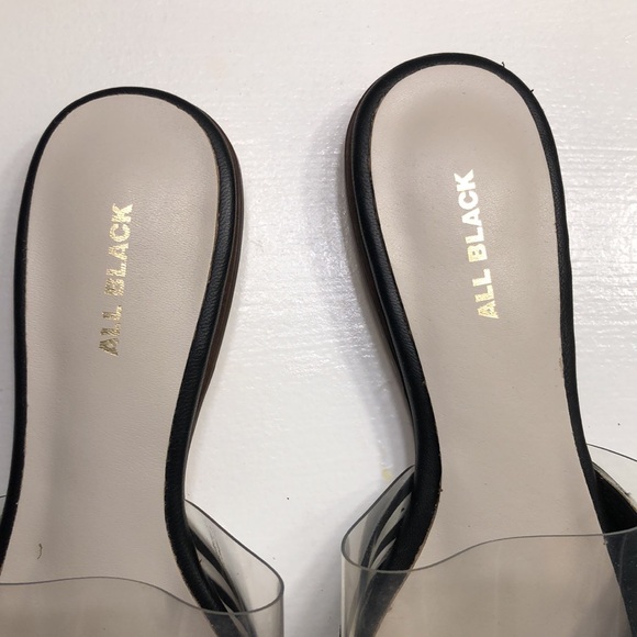 All black size 39 slip on shoe. - Picture 4 of 5